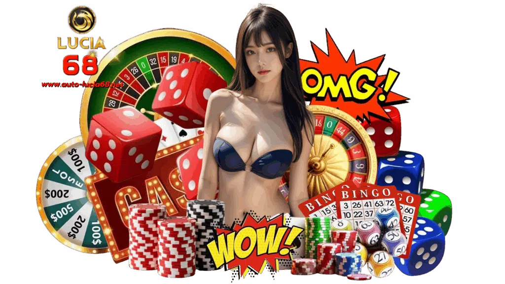lucia68 เกมคาสิโนออนไลน์ชั้นนำอันดับหนึ่ง เว็บหลักบริการด้าน